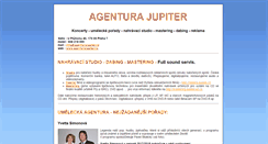 Desktop Screenshot of agenturajupiter.cz